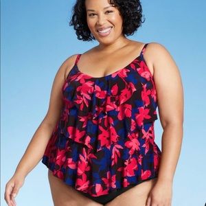 Agua Green Tankini plus size